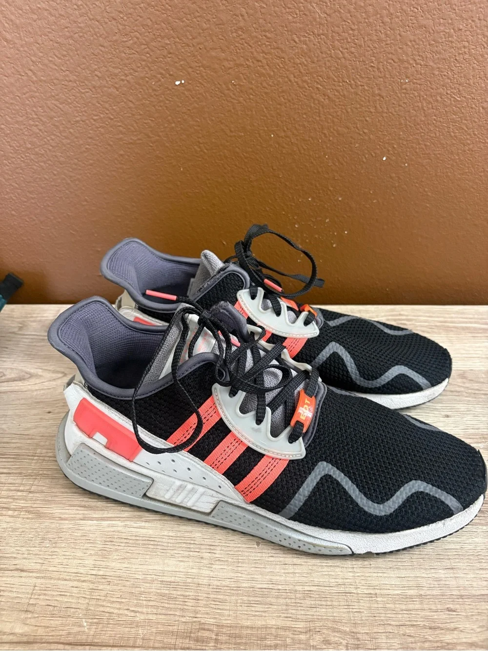 Adidas EQT Cushion ADV Turbo Core Black Running Shoes, Men’s 11.5 AH2231